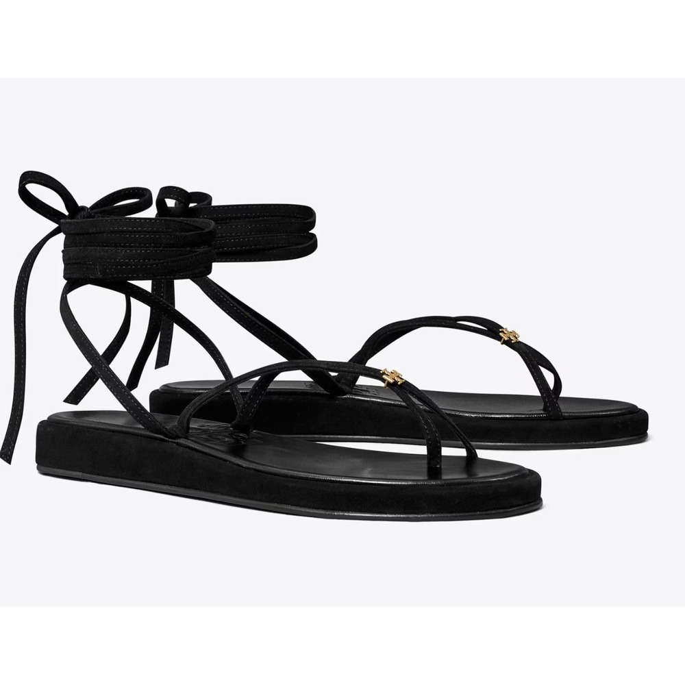 Tory Burch CAPRI ANKLE WRAP SANDAL SIZE 7M - Picture 2 of 11